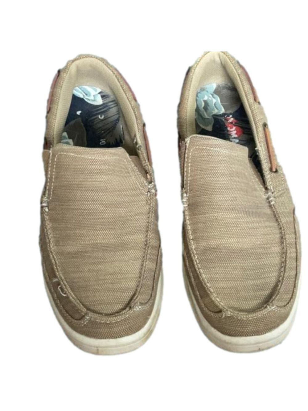Mens Canvas Slip On Shoes Size 11